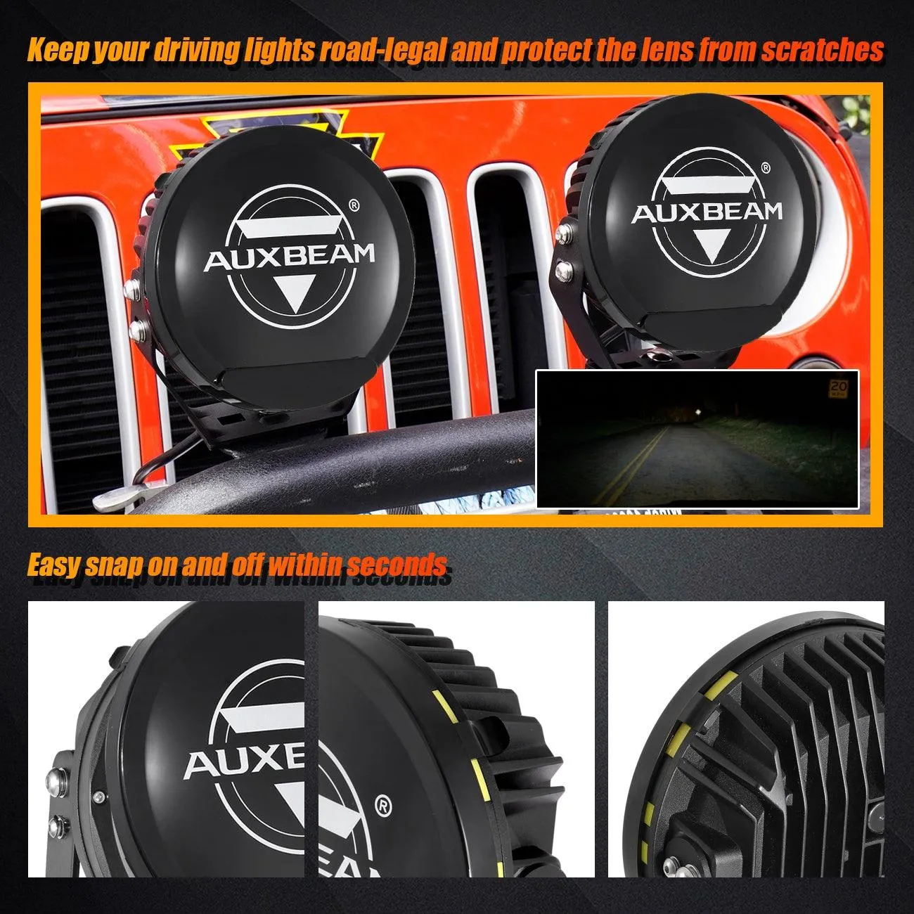 360-PRO Series | 9 Inch 270W 37776LM Offroad LED Driving Lights