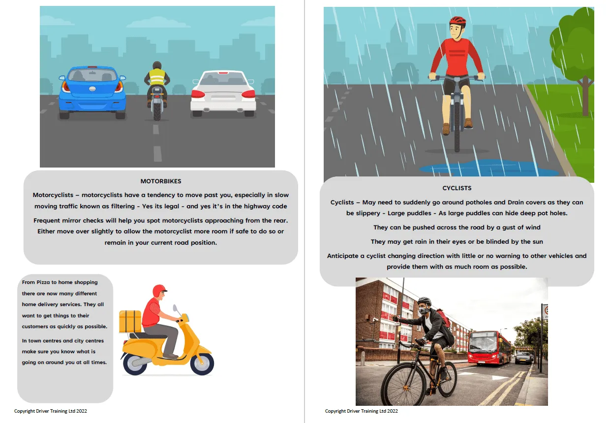 ADI Part 3 Meeting and Anticipation Driving Instructor Lesson Plan Diagrams