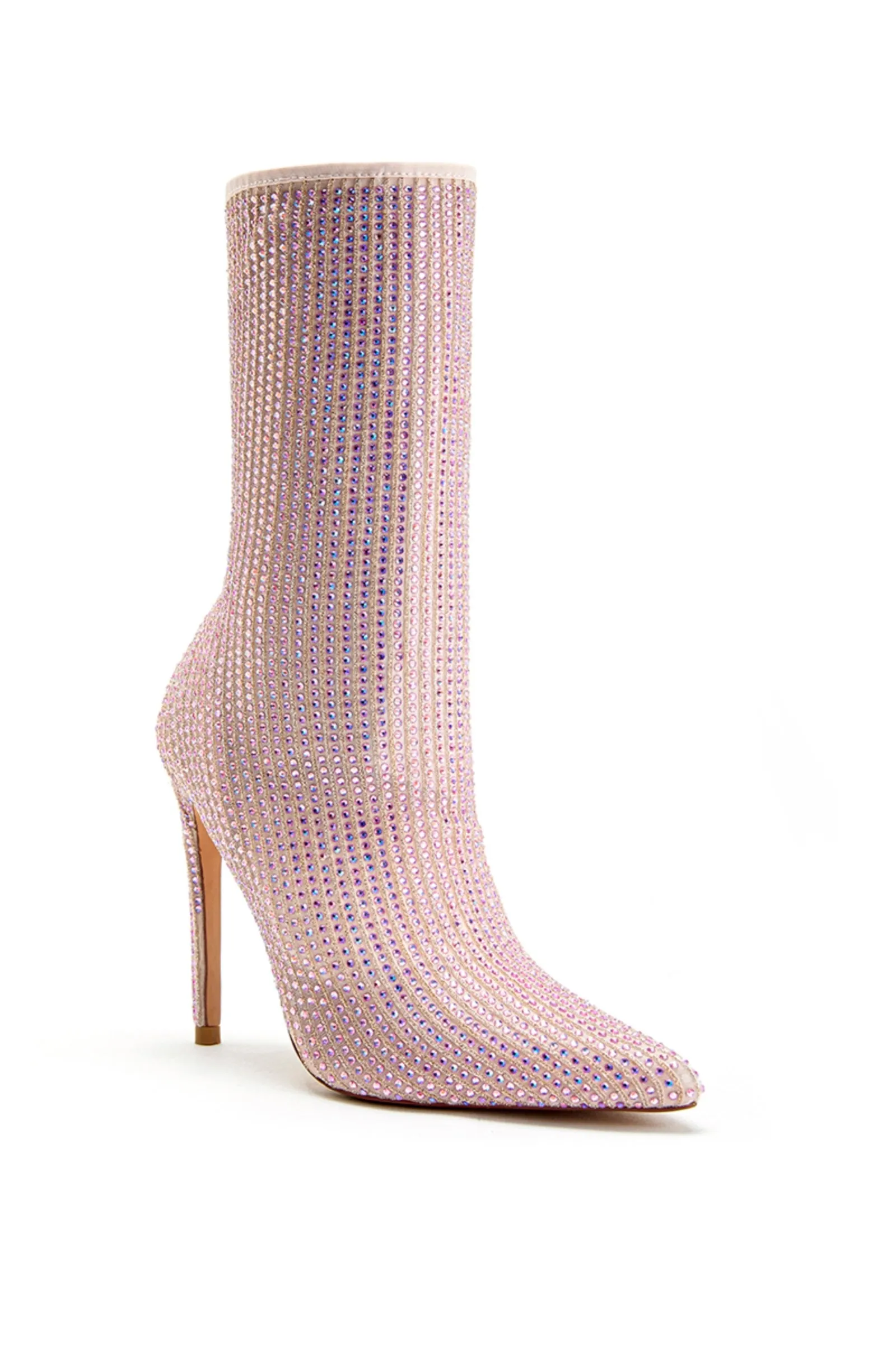BEHIDA-PINK STILETTO BOOTIE
