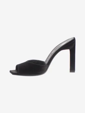 Black heeled chelsea boots - size EU 40