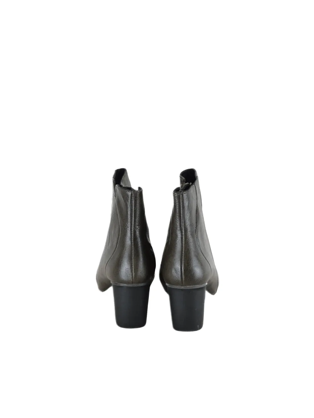 Camper Olive Green Heeled Ankle Boots 41