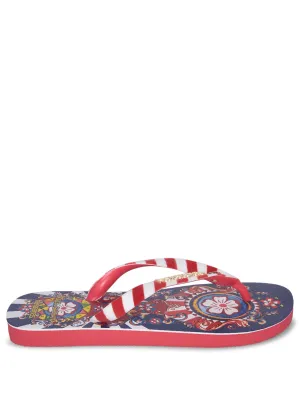Carretto Red Flip-Flops