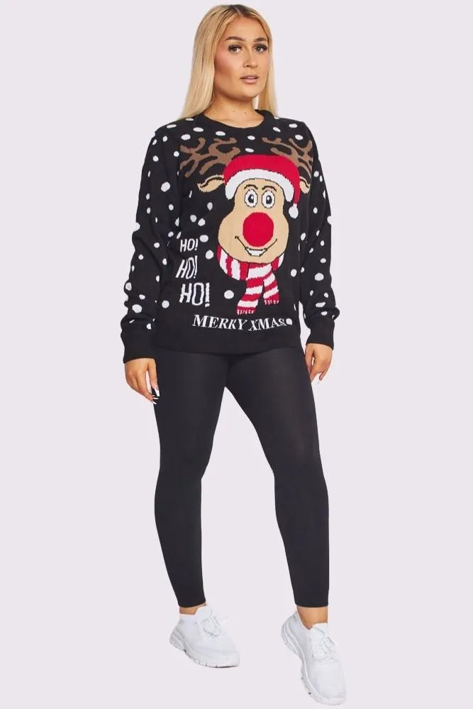 Christmas Rudolf Reindeer Jumper