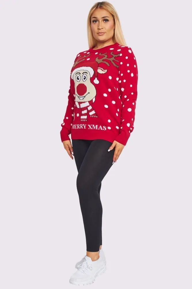 Christmas Rudolf Reindeer Jumper