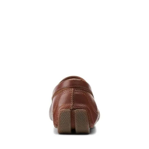 CLARKS MARKSMAN PLAIN -  DARK TAN