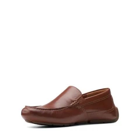 CLARKS MARKSMAN PLAIN -  DARK TAN