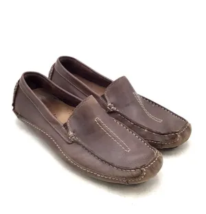 Clarks Men's Mansell 87706 Brown Leather Driving Loafer Shoes - Size 10M