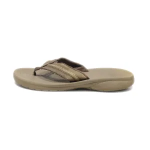 Crocs Yukon Mesa Flip Flops Fabric Brown Colour For Men