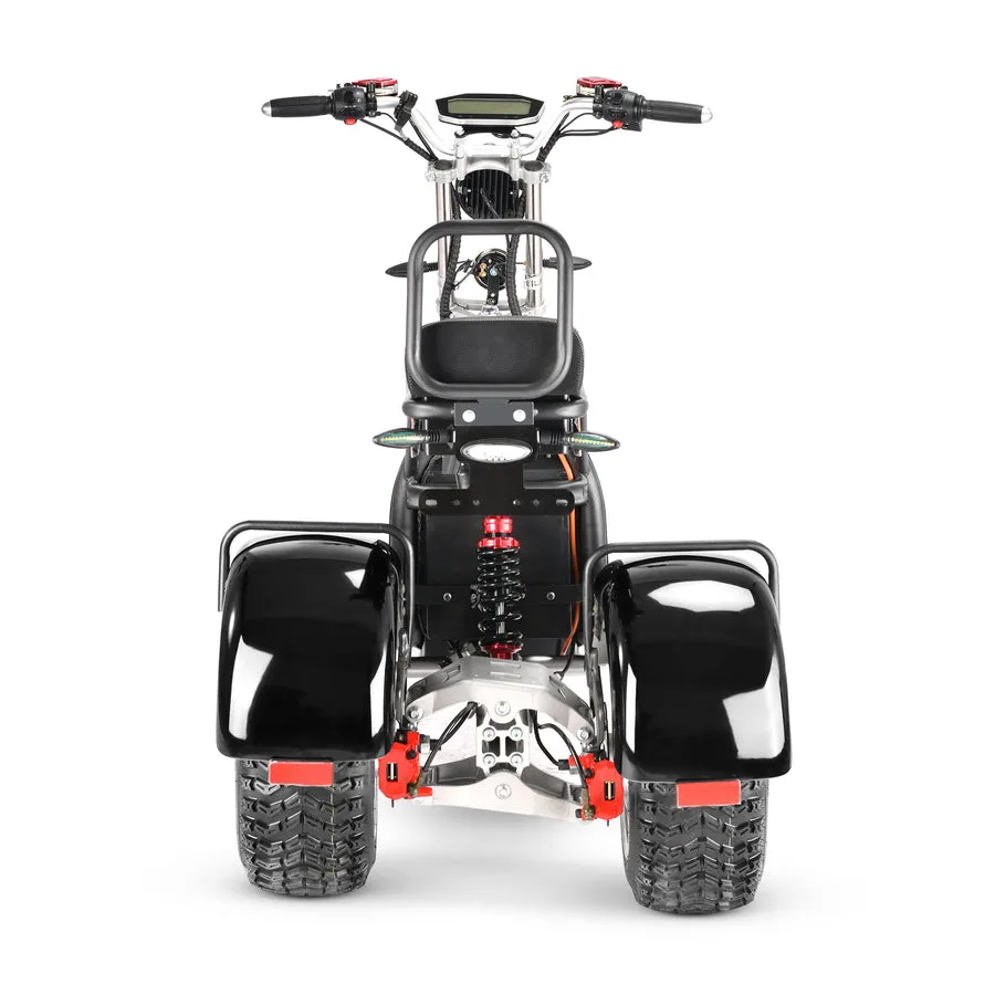 Electrac 4000w-40Ah Swinging Trike Dual Drive Motor All Terrain Hydraulic brake