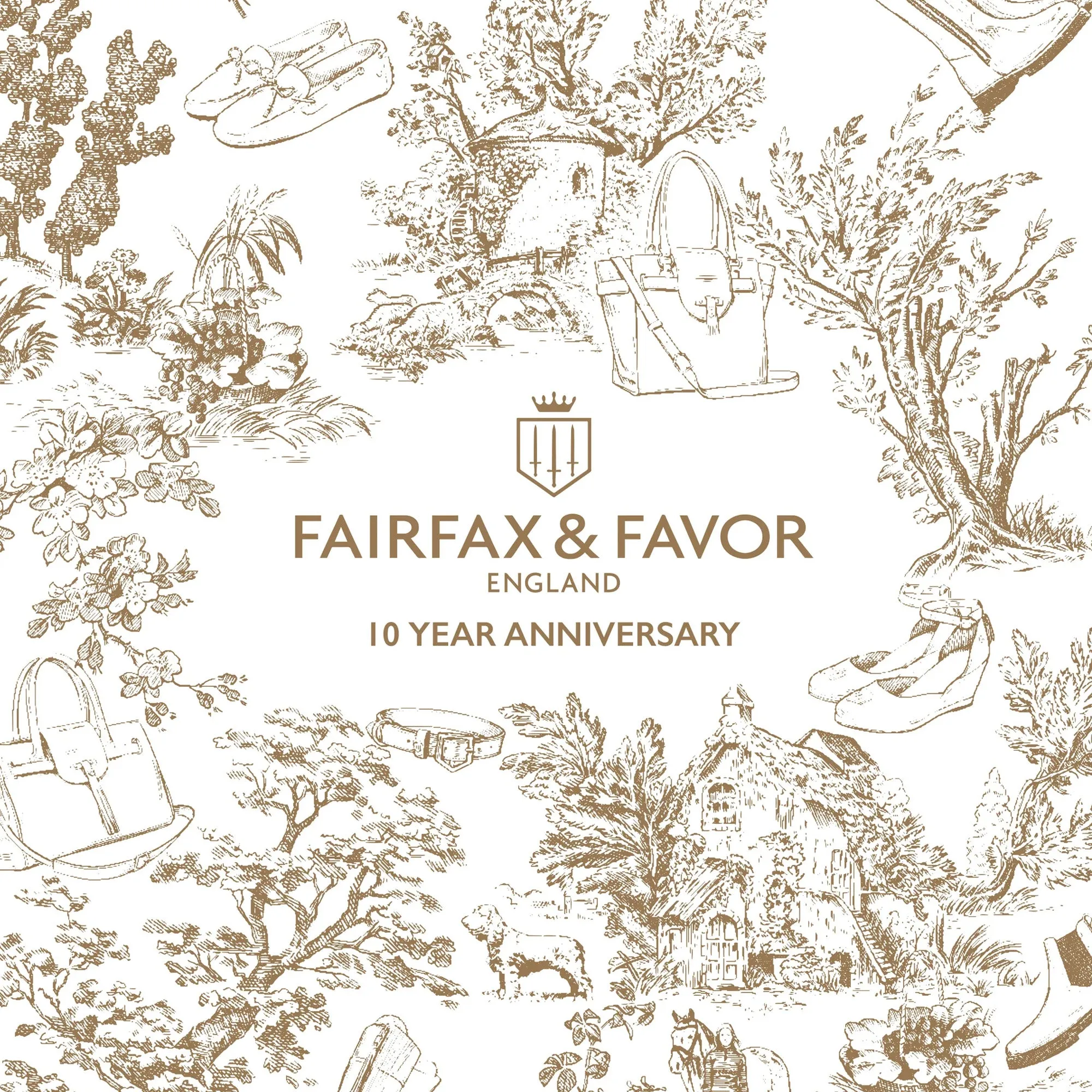 Fairfax & Favor 10-Year Anniversary Sporting Fit Heeled Regina Boot