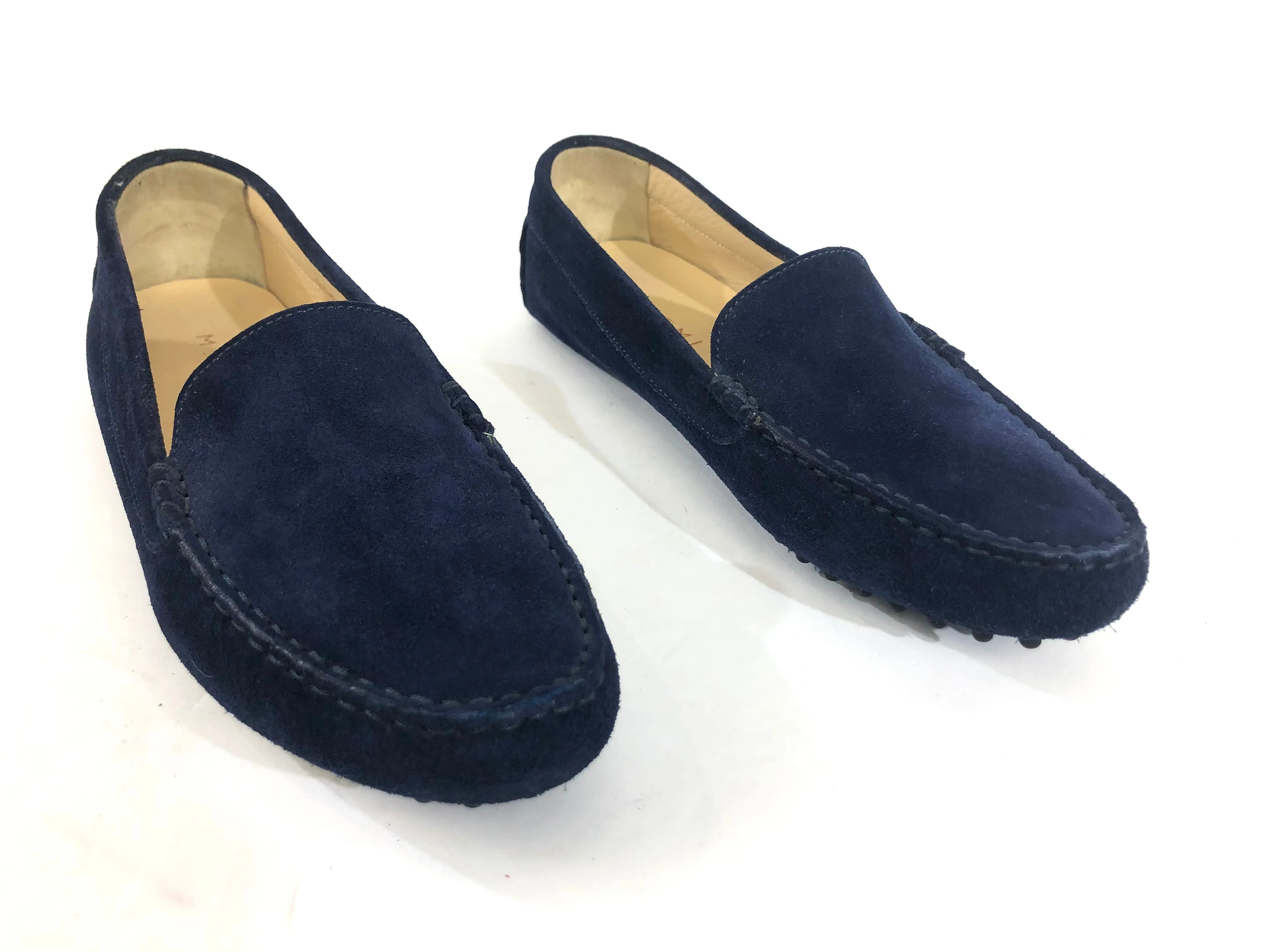 Felize Navy Suede Loafer Driving Shoes | US 8 - EU 38.5