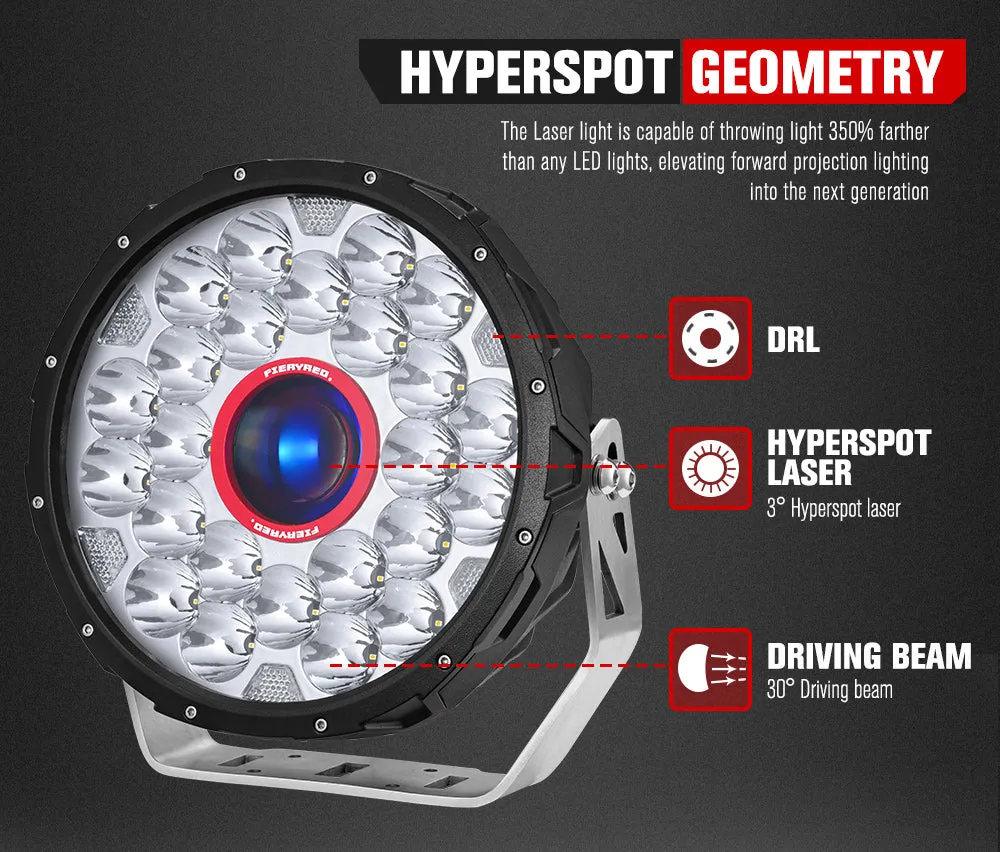 Fieryred 9inch LED Driving Light 1Lux@2,046m (pair) IP68 19,720 (pair)