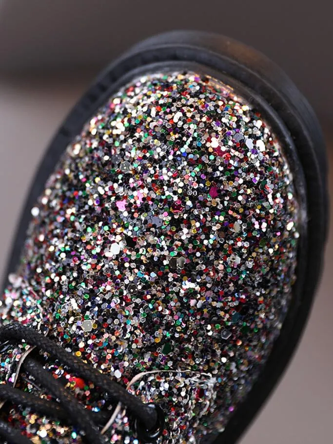 Girls Sparkly Glitter Boots By Liv and Mia