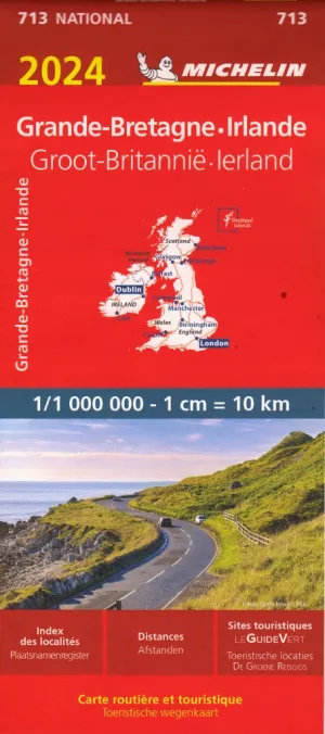 Great Britain & Ireland Michelin Map 713