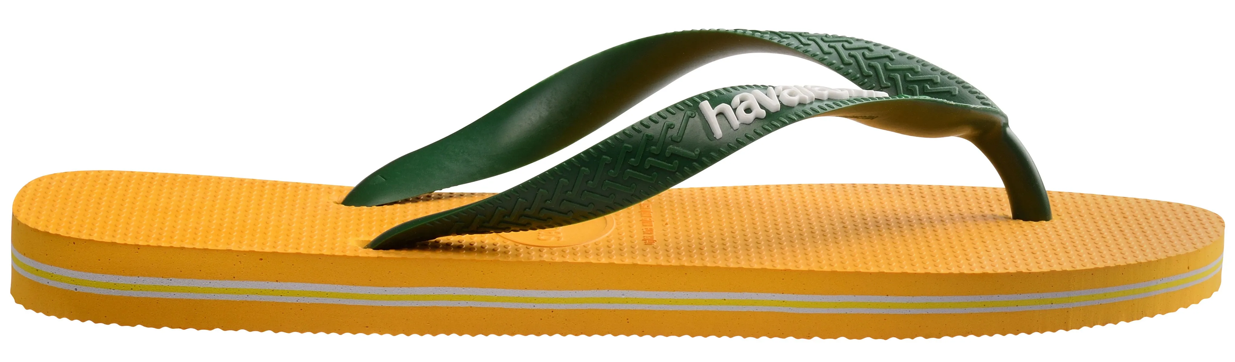 Havaianas Brasil Logo In Yellow Green
