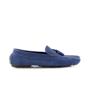 Jackson Suede Leather Driving Loafer - Blue