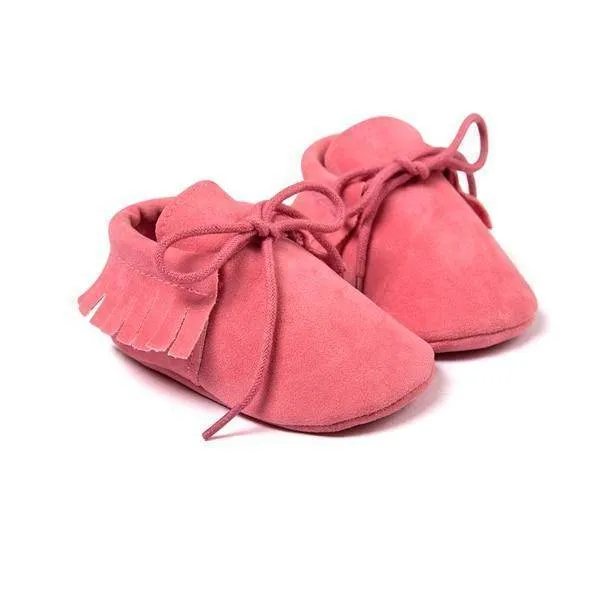 Laced Up Baby Moccasins