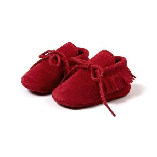 Laced Up Baby Moccasins