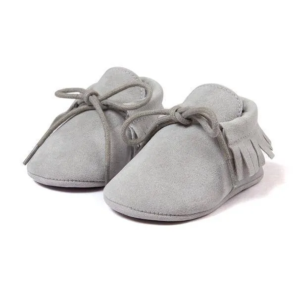 Laced Up Baby Moccasins