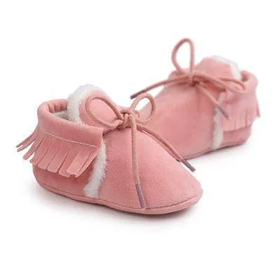 Laced Up Baby Moccasins