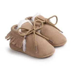 Laced Up Baby Moccasins