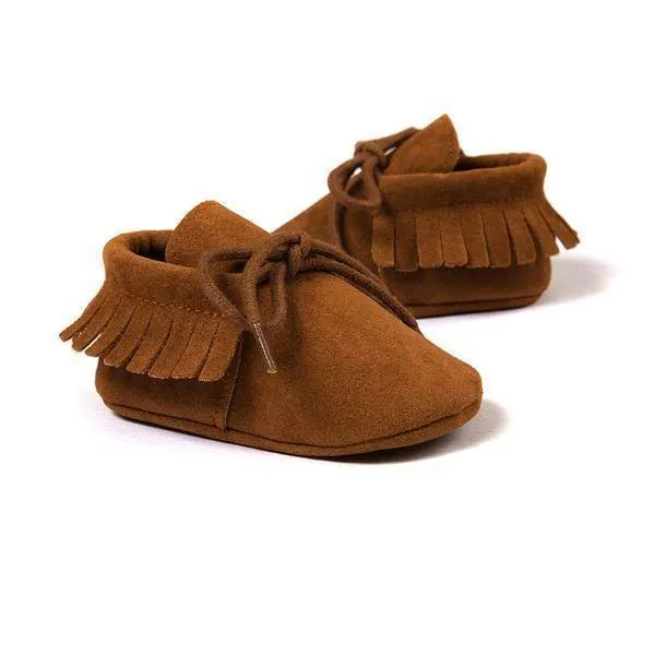 Laced Up Baby Moccasins