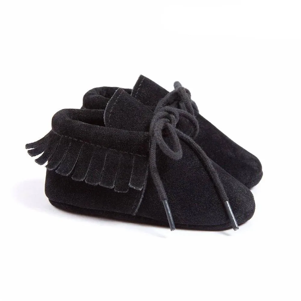 Laced Up Baby Moccasins