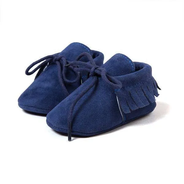 Laced Up Baby Moccasins