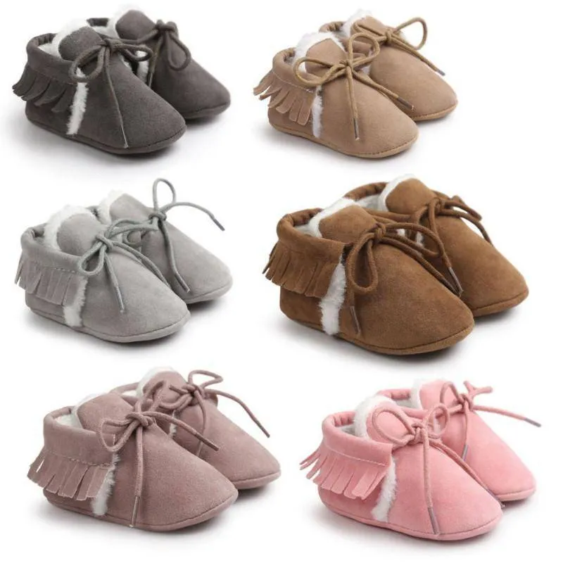 Laced Up Baby Moccasins