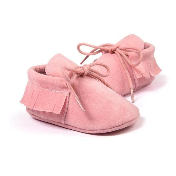 Laced Up Baby Moccasins