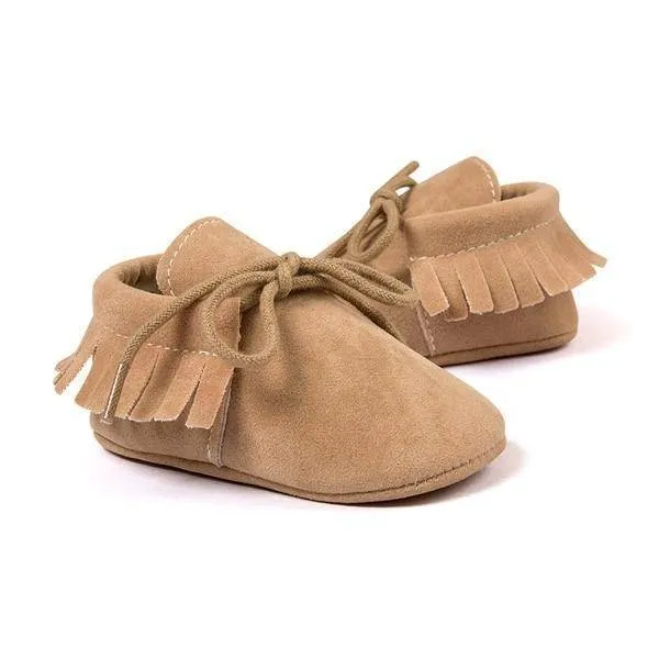 Laced Up Baby Moccasins