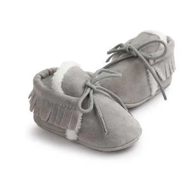 Laced Up Baby Moccasins