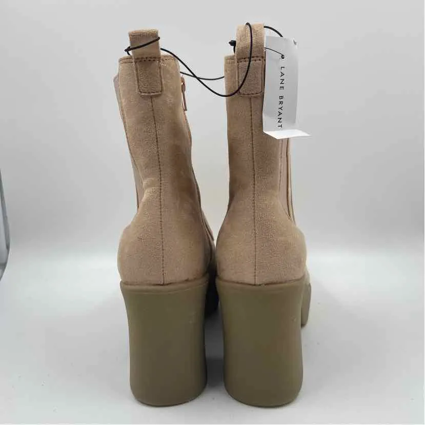 Lane Bryant Women's Shoe Size 9W camel Solid Boots
