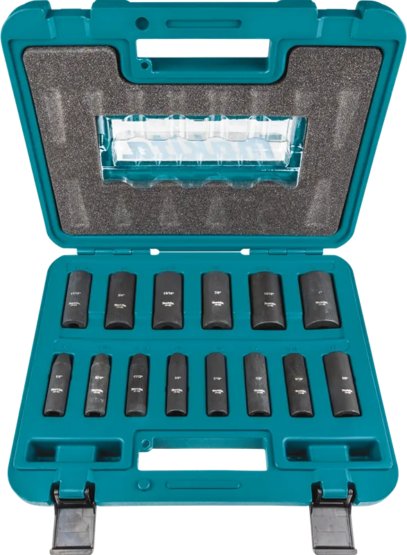 Makita Impact Socket Set 14PC. 3/8" Drive