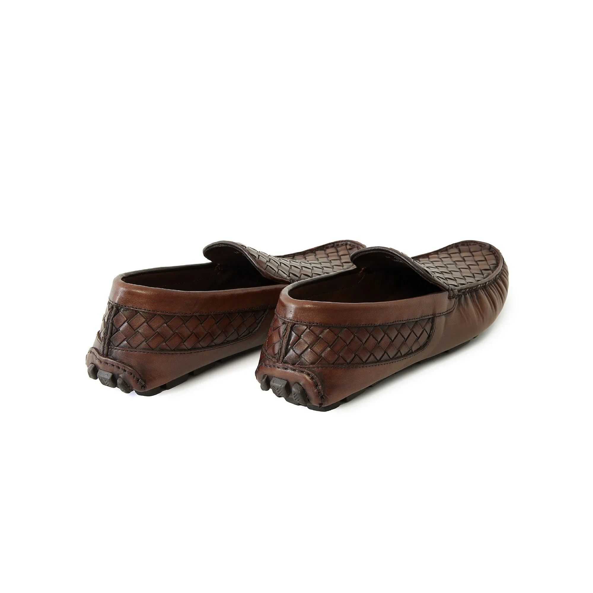 Men's Calf Leather handcrafted Driving Shoes M7012