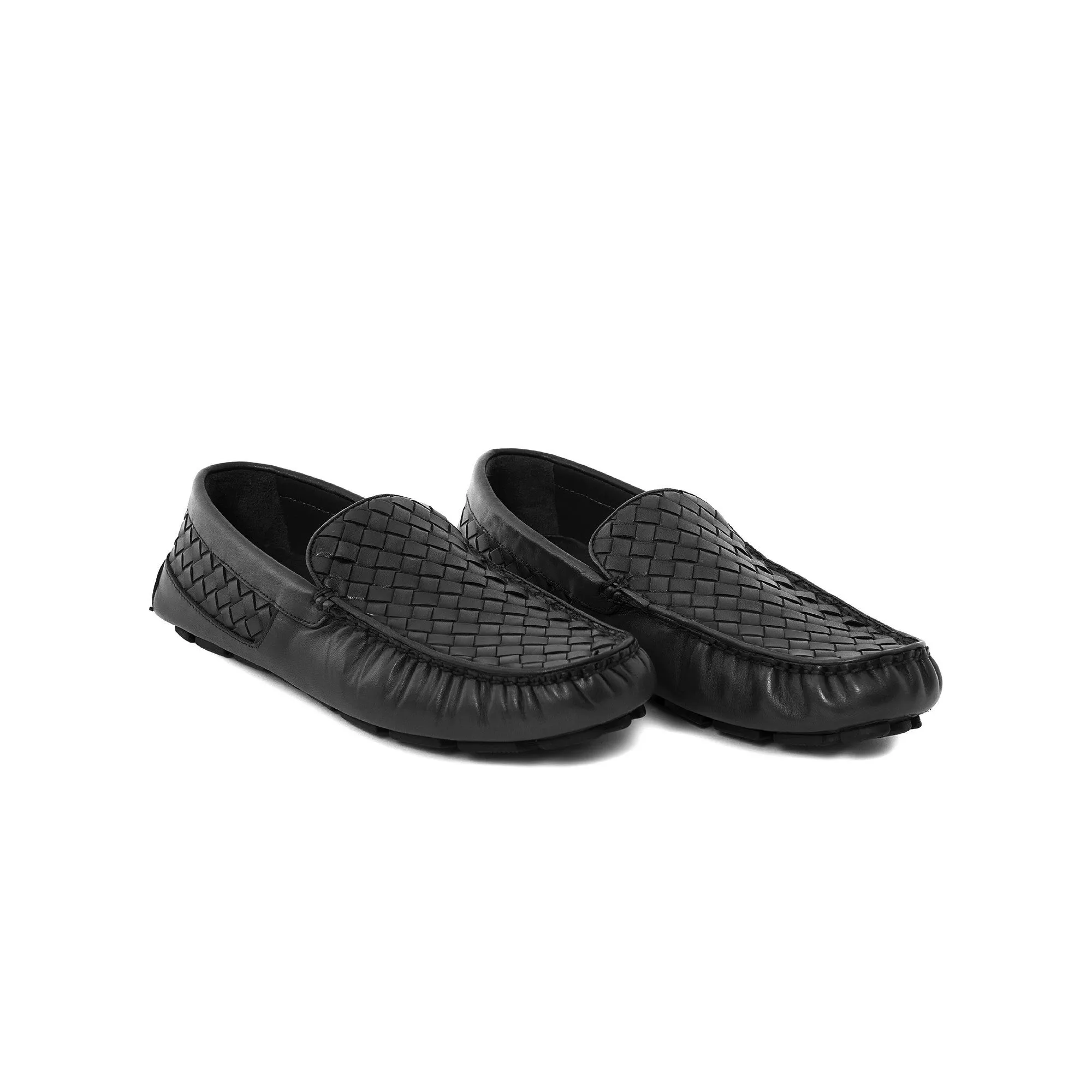Men's Calf Leather handcrafted Driving Shoes M7012