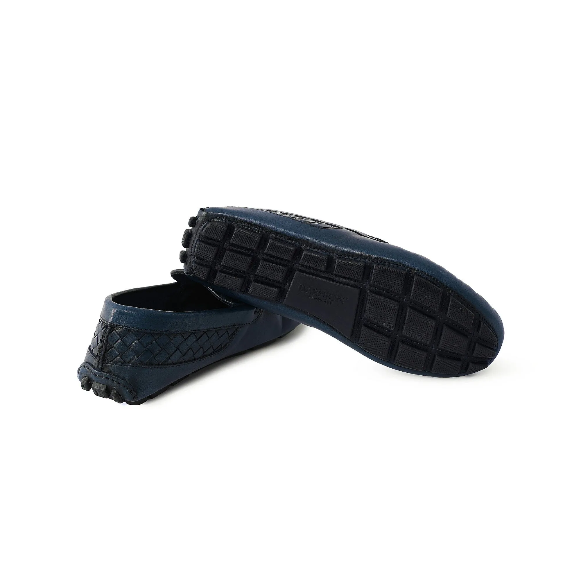 Men's Calf Leather handcrafted Driving Shoes M7012