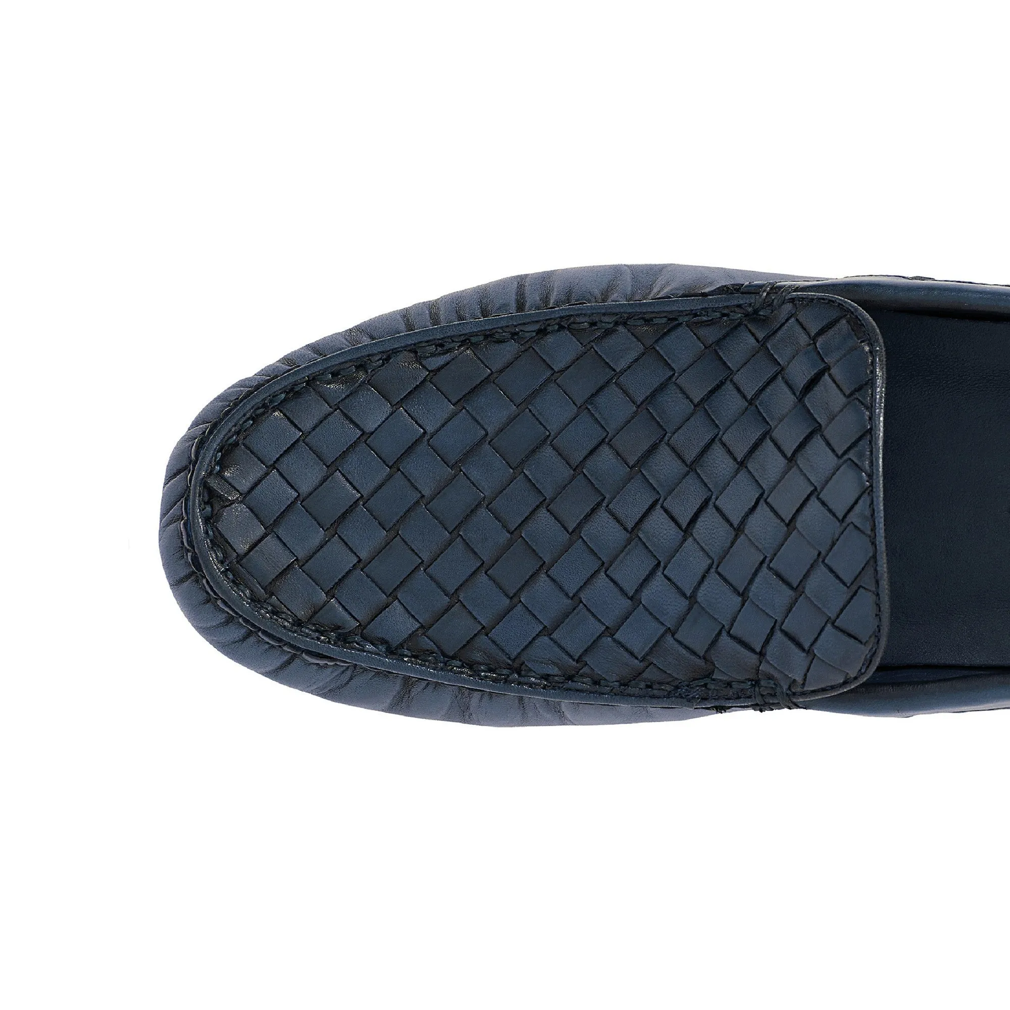 Men's Calf Leather handcrafted Driving Shoes M7012