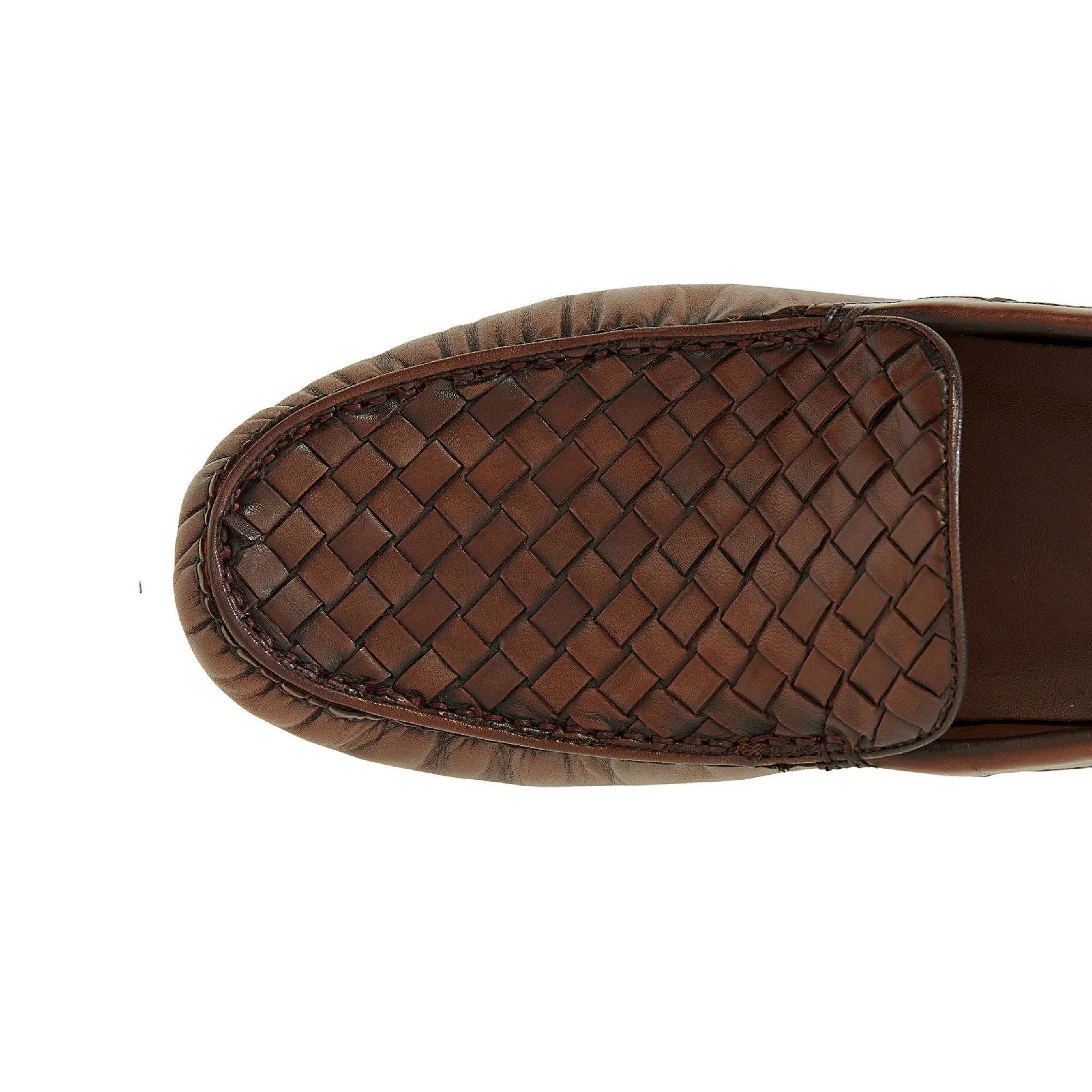 Men's Calf Leather handcrafted Driving Shoes M7012