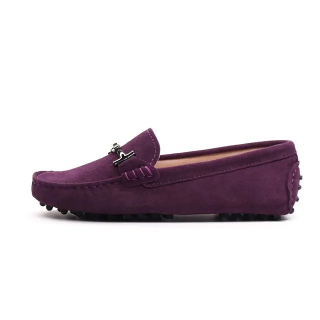 Nayah Women's Leather Driving Black Loafer