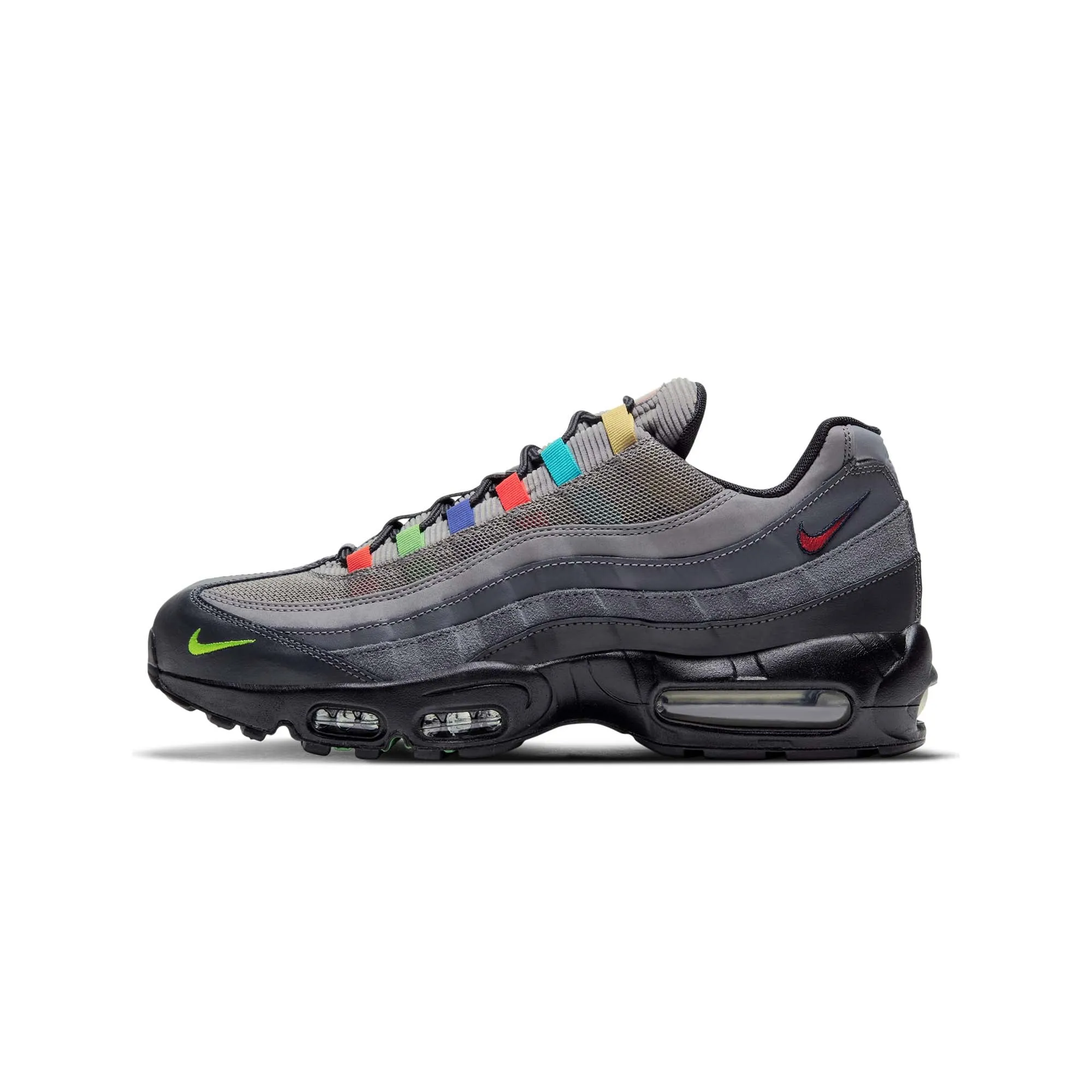 Nike Mens Air Max 95 E0I Shoes Light Charcoal/University Red