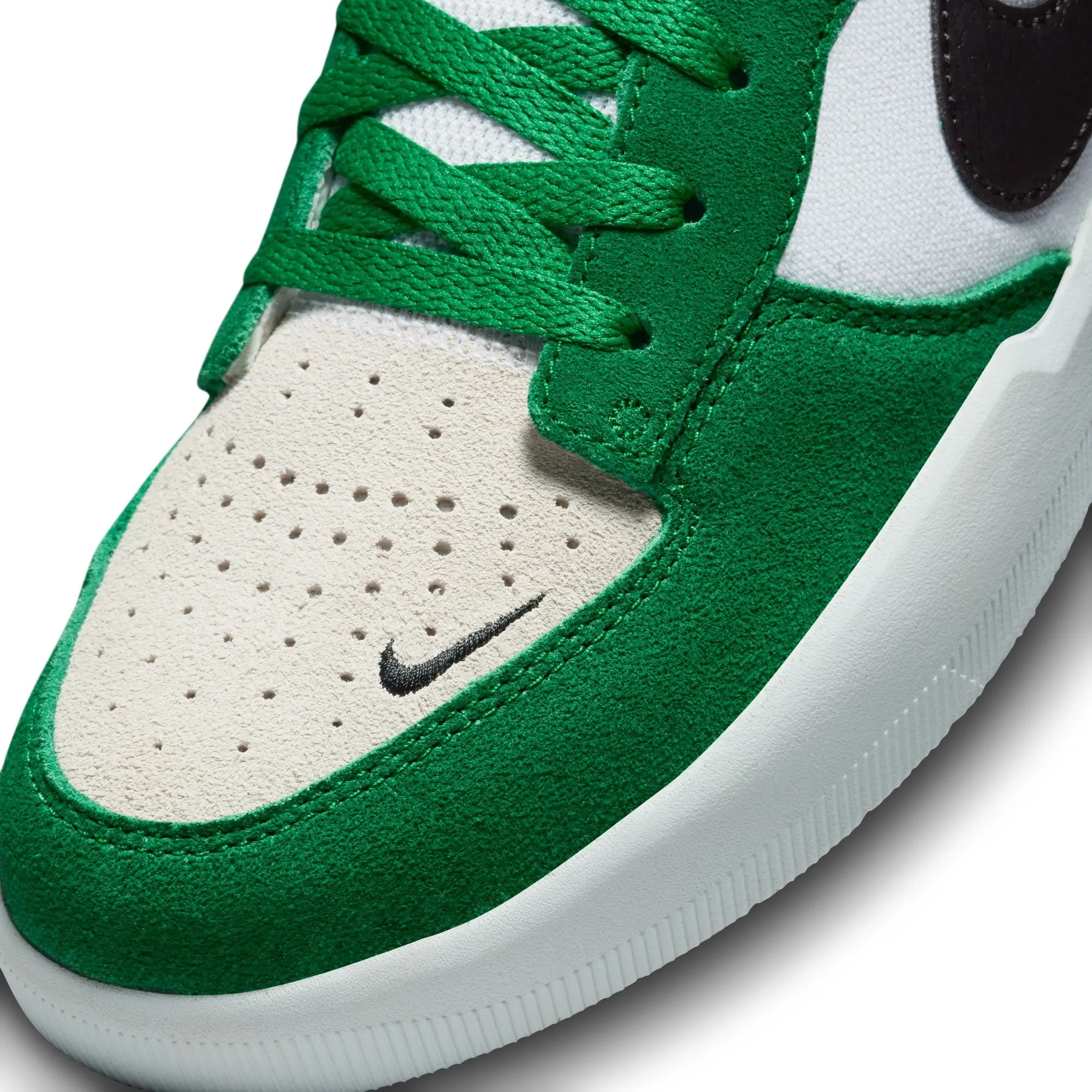 Nike SB Force 58 Skateboard Shoe - Pine Green/Black-White-White