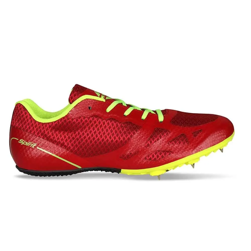 Nivia Spirit Running Spikes Track & Field Shoes Red