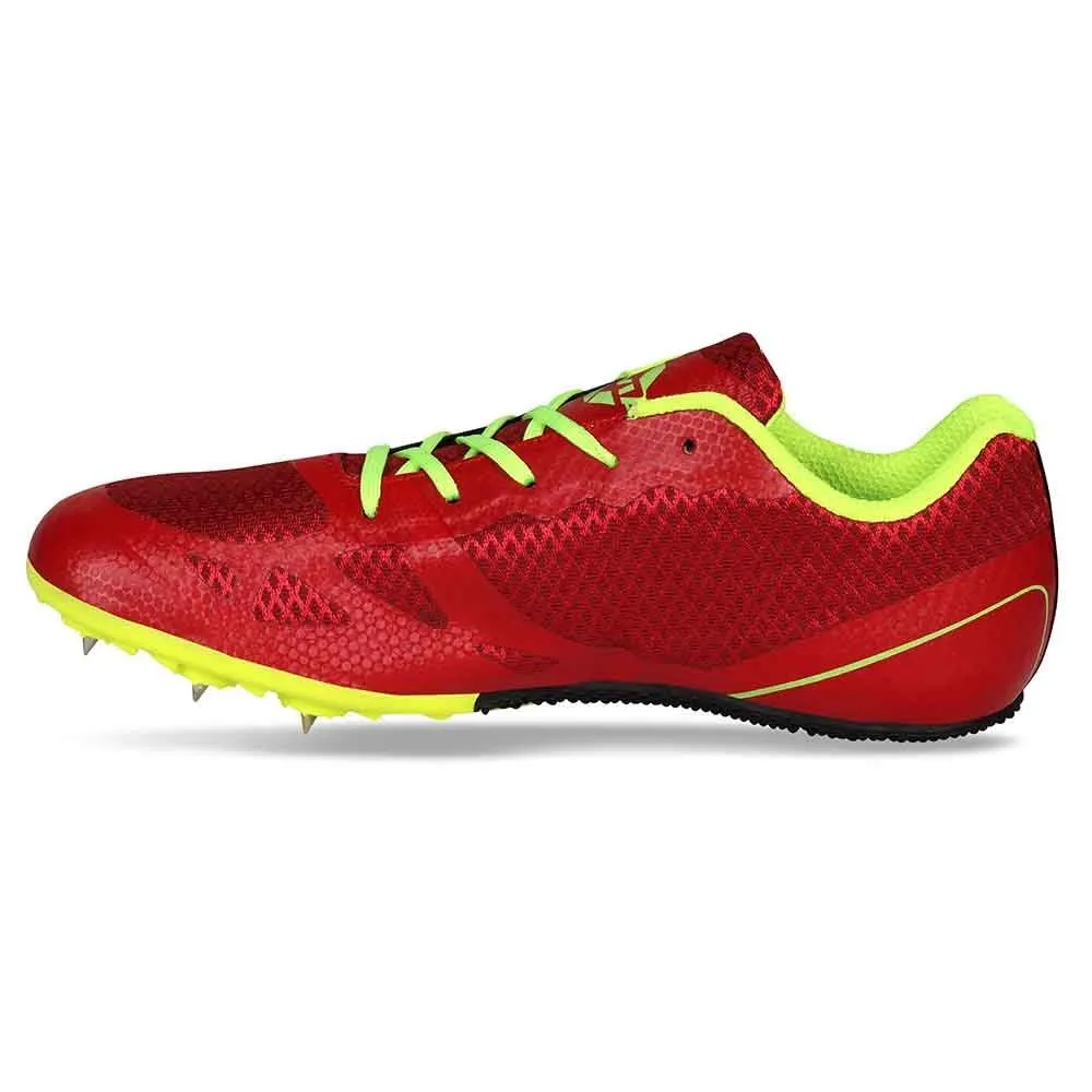 Nivia Spirit Running Spikes Track & Field Shoes Red