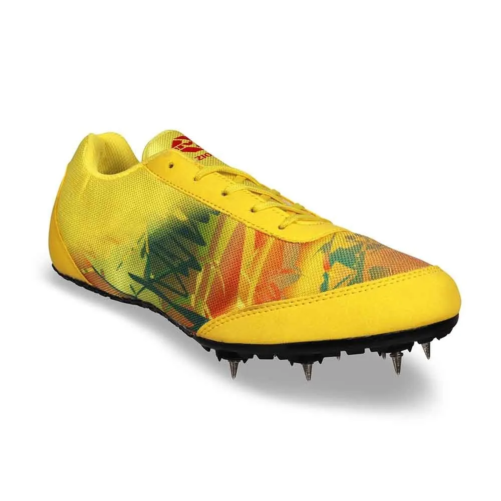 Nivia Zion-1 Spikes Track & Field Shoes Yellow (Kids)
