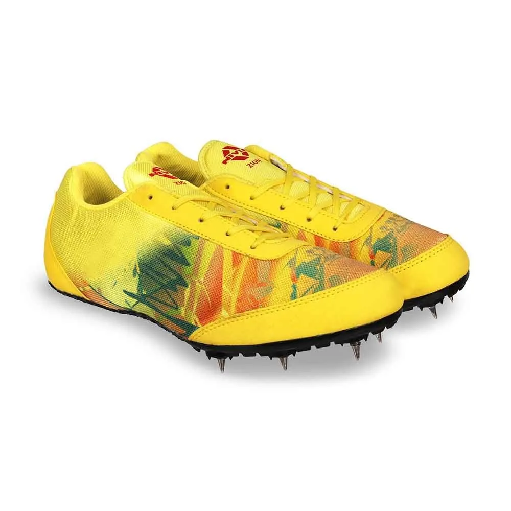 Nivia Zion-1 Spikes Track & Field Shoes Yellow (Kids)