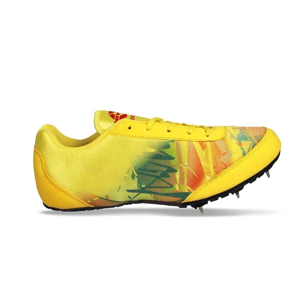 Nivia Zion-1 Spikes Track & Field Shoes Yellow (Kids)