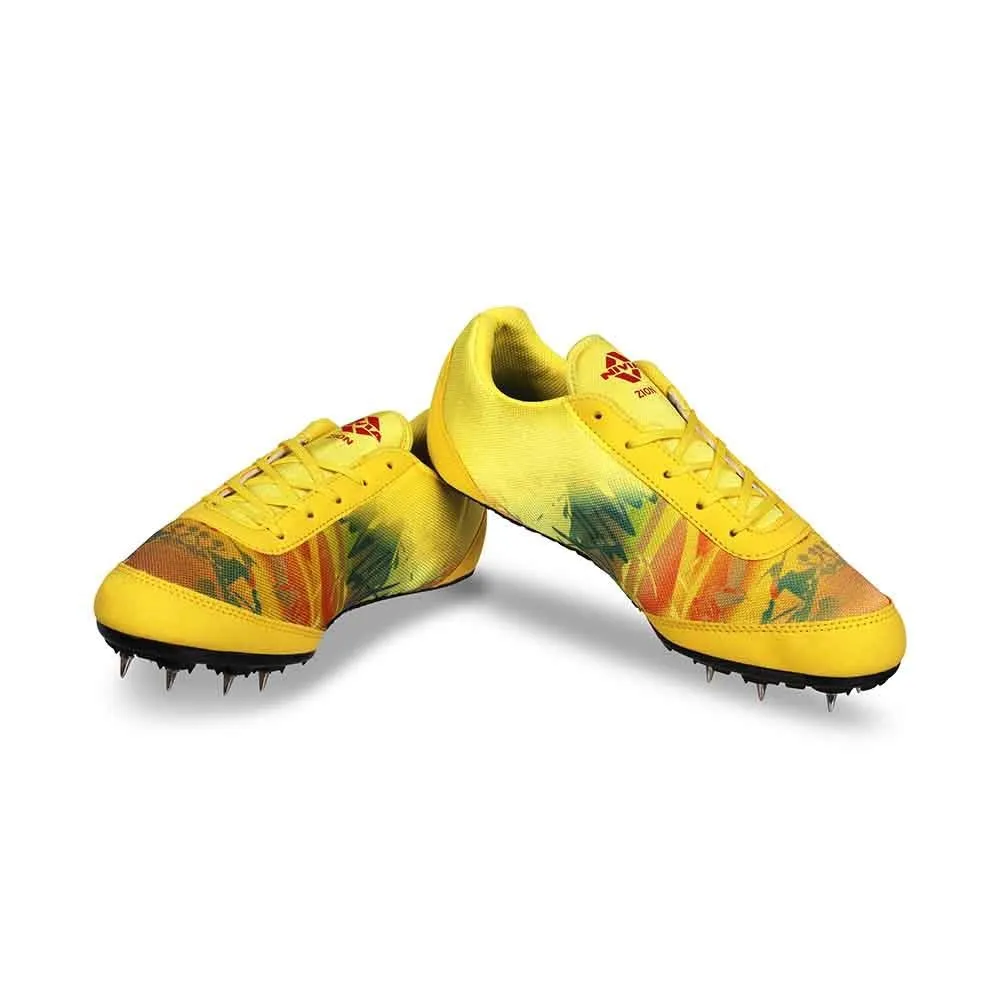 Nivia Zion-1 Spikes Track & Field Shoes Yellow (Kids)
