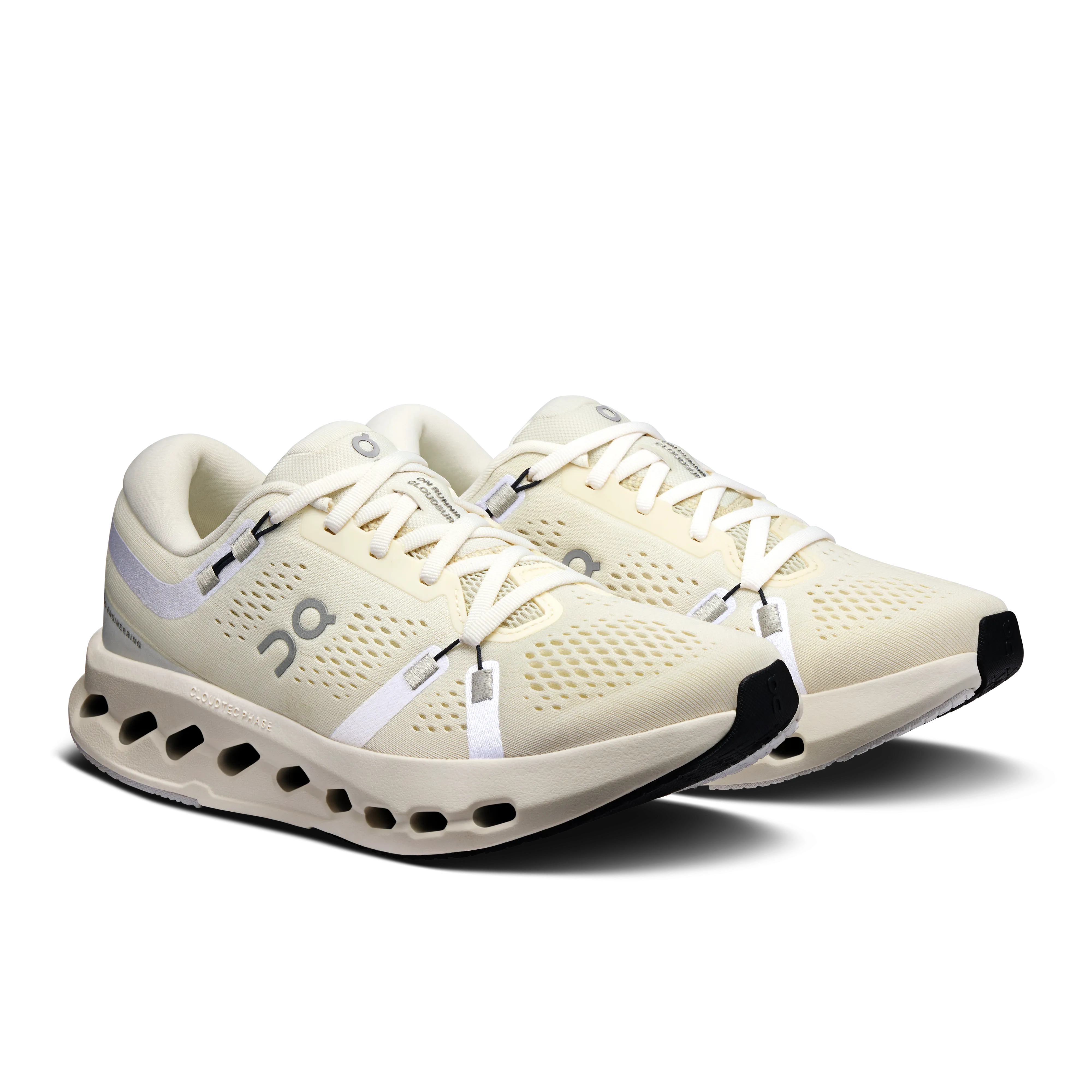 On Running Women's Cloudsurfer 2 Shoes - Ivory / Ivory