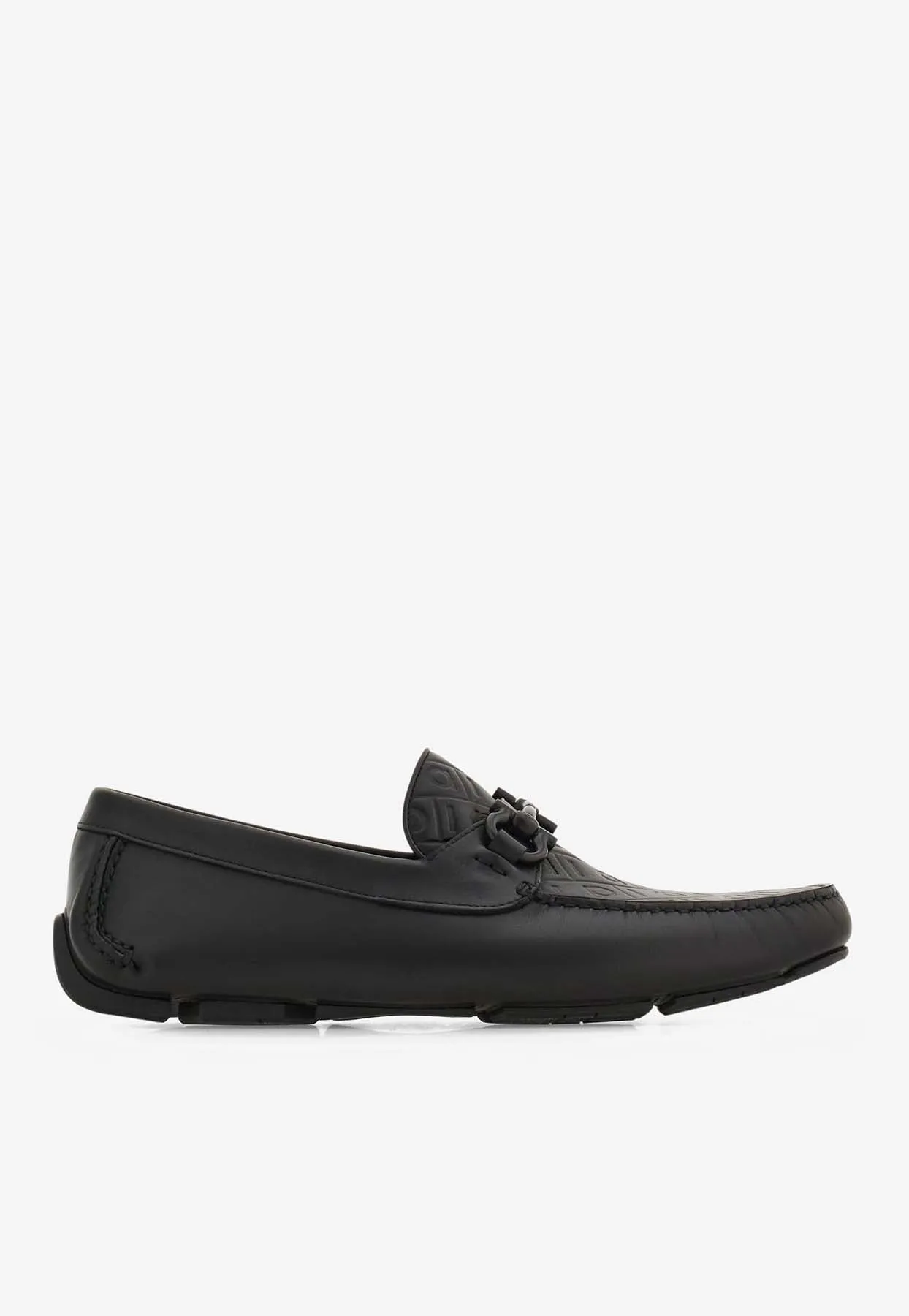 Parigi Gancini Jacquard Driving Loafers